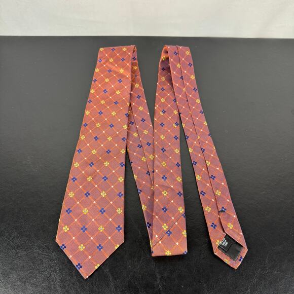 Jos. A. Bank Traveller Collection NEW Orange Color Change 100% Silk Neck… - Picture 2 of 5